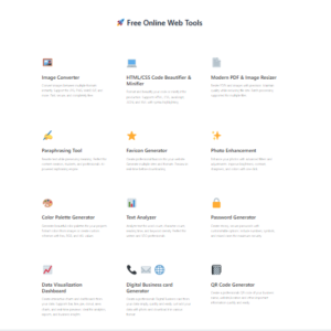 Free online web tools